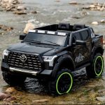 ⁦سيارة كهربائية للأطفال Toyota Tundra بريموت كنترول KQT-57 - ابيض⁩ - الصورة ⁦11⁩