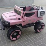 ⁦سيارة كهربائية للاطفال Hummer HX ريموت كنترول - بينك JB-500⁩ - الصورة ⁦4⁩