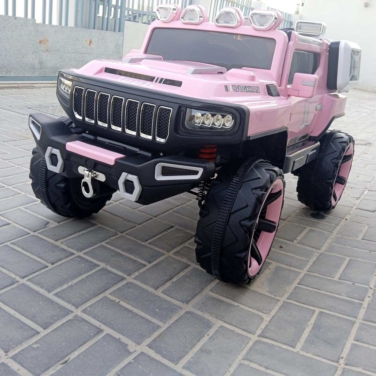 IMG-20250228-WA0023.jpg سيارة كهربائية للاطفال Hummer HX ريموت كنترول - بينك JB-500 - الصورة 1