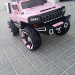 ⁦سيارة كهربائية للاطفال Hummer HX ريموت كنترول - بينك JB-500⁩ - الصورة ⁦8⁩