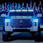 ⁦سيارة كهربائية للأطفال Toyota Tundra بريموت كنترول KQT-57 - ابيض⁩ - الصورة ⁦3⁩