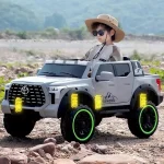 ⁦سيارة كهربائية للأطفال Toyota Tundra بريموت كنترول KQT-57 - ابيض⁩ - الصورة ⁦2⁩