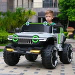 ⁦سيارة كهربائية للاطفال Hummer ريموت كنترول - رصاصي WN-1166⁩ - الصورة ⁦4⁩