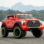 ⁦سيارة كهربائية للأطفال Toyota Tundra بريموت كنترول KQT-57 - ابيض⁩ - الصورة ⁦8⁩