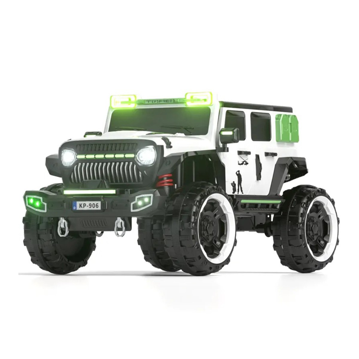 سيارة-كهربائية-للاطفال-ريموت-كنترول-KP-906-2.jpg سيارة كهربائية للاطفال Hummer H2 ريموت كنترول - ابيض KP-906 - الصورة 1