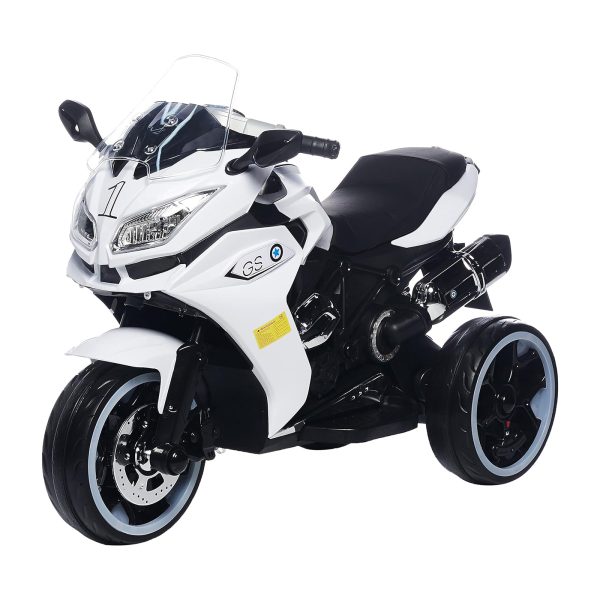 موتوسيكل كهربائية للأطفال BMW GS 1200 ببطارية - ابيض
