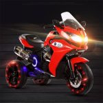 ⁦موتوسيكل كهربائية للأطفال BMW GS 1200 ببطارية - احمر⁩ - الصورة ⁦2⁩